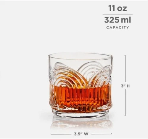 Viski Beau Crystal Tumbler