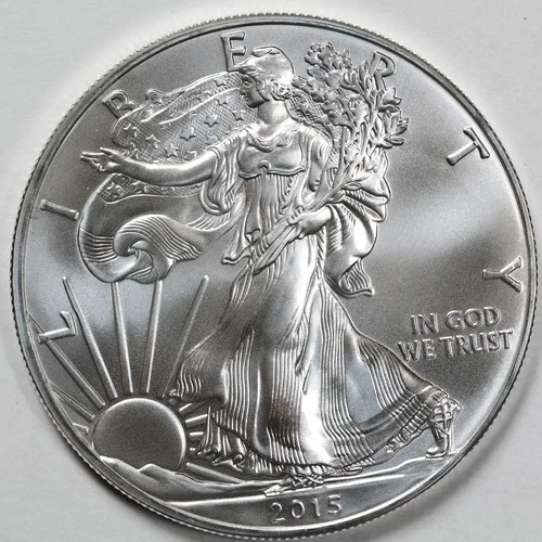 2015 American Silver Eagle (BU) in a Capsule - PRISTINE - ORIGINAL OWNER!