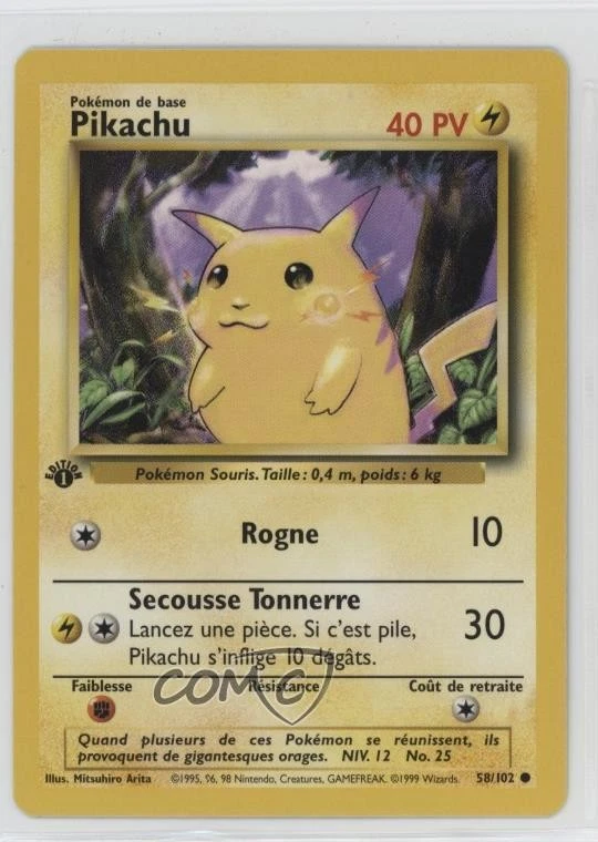 Pikachu Pokémon TCG Individual Collectible Card Game Cards in