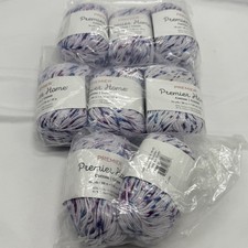 Premier Home Cotton Yarn Lot of 8 Blueberry S...