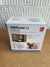 Image of Airflow iCON 15 Extractor Fan 19 l/s - 100mm Duct - Energy Saving 9.4W
