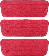 3 Pack Microfiber Mop Pads, Compatible with Rubbermaid Reveal, Swiffer, Libman