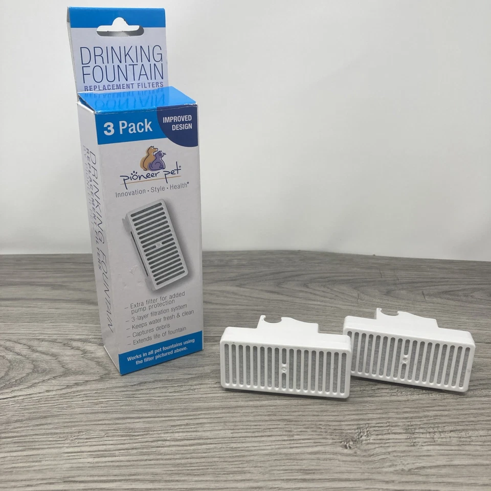 Pioneer Pet Water Drinking Fountain Replacement Filters #3091 NEW x2 (Missing 1) - Image 2 of 4