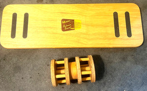 VTG MERDEL Wood 31.1/2"x 10 1/4" Balance Board Stability Rocker CrossFit Trainer