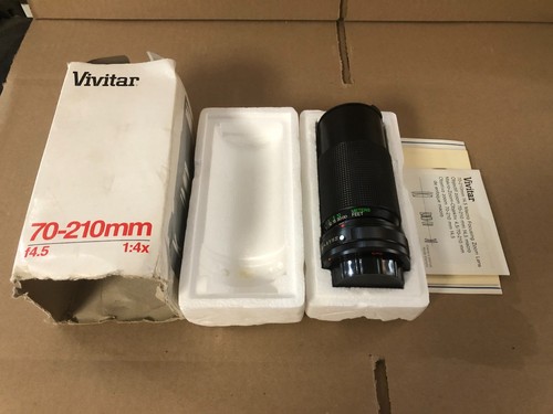 VIVITAR 70-210MM 1:4.5 MC MACRO FOCUSING ZOOM LENS