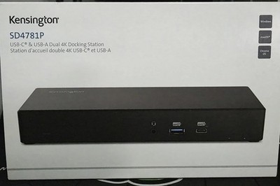 Kensington SD4781P EQ USB-C & USB-A - Dual 4K Docking Station 100W Power