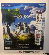 HORIZON ZERO DAWN LAUNCH 2017 GameStop Promo In Store Display Poster 28X22 N/M
