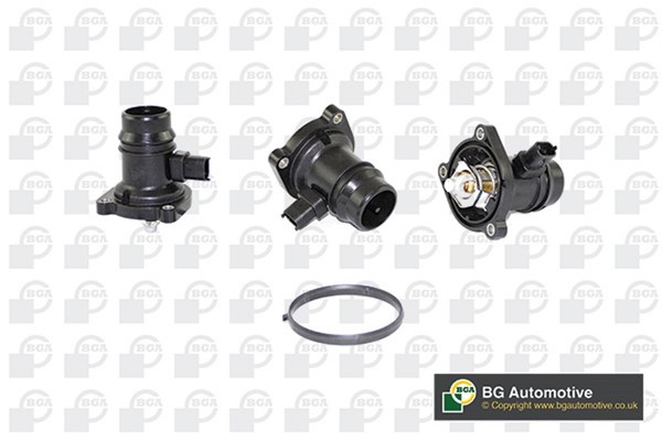 BGA Thermostat KüHlmittel CT5656 Mit GehäUse FüR Opel Corsa S07 Adam M13 X15 P10-image