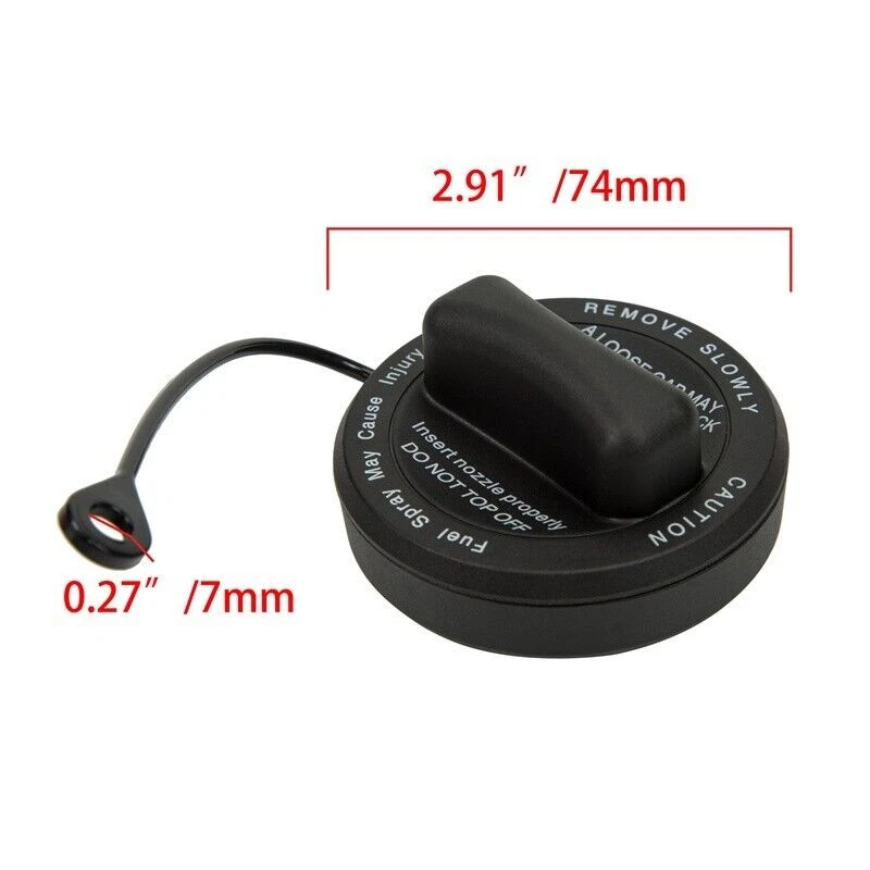 Fuel Tank Gas Filler Cap For Mercedes-Benz E430 E320 SLK320 ML350 S500 - Image 3 of 4