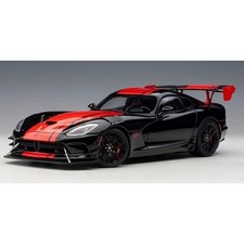 71732 Autoart 1/18 Dodge Viper 1 28 Edition Acr Black/Red Stripe