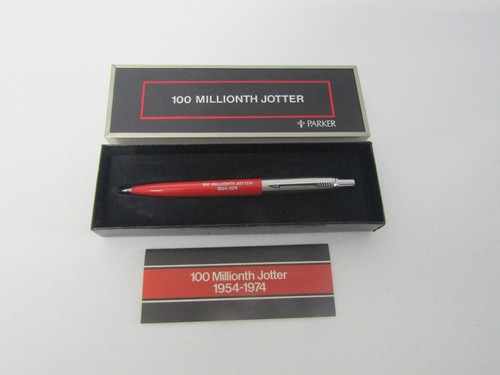Vintage Parker 100 Millionth Jotter Kugelschreiber Neu in OVP