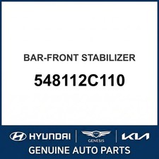 2001-2006 Hyundai Tiburon Bar-front Stabilizer Oem New 548112c110 2001-2006 Hyundai Tiburon Bar-front Stabilizer Oem New 548112c110