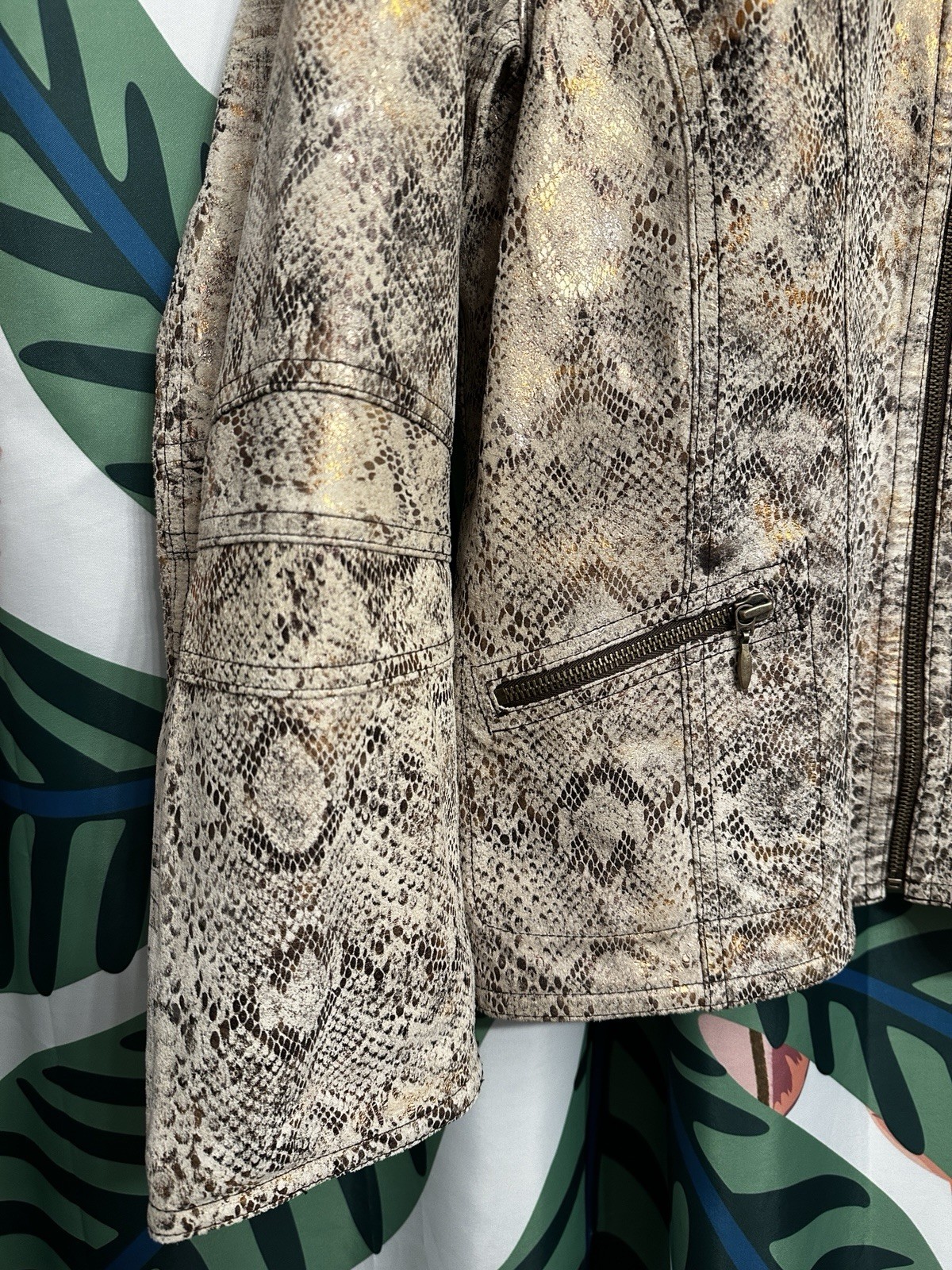 chicos - reversible leather jacket - 2 - image 2