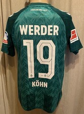 Werder Bremen hummel Heim Matchworn Trikot 2024/25 "MATTHÄI" + Nr.19 Köhn Gr.M