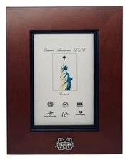 Mississippi State Bulldogs Wood Picture Frame w/Emblem-Holds 4x6 Photo-Enmon-New