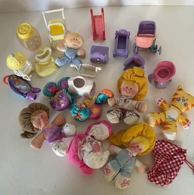 VTG Fisher Price Lot (21) Smooshees /L'il Stuffers Figures