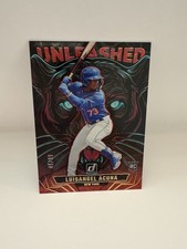 Luisangel Acuna 2025 Donruss Unleashed Red Xplosion /99 Rookie #2