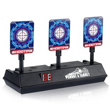 TORMEN Shooting Target for Nerf Gun Foam Dart, Digital Scoring Auto 3 Targets