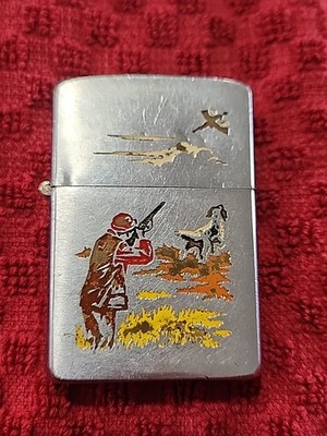 Vintage 1930s To 1950s Zippo Pheasant Hunter And Dog Lighter | eBay