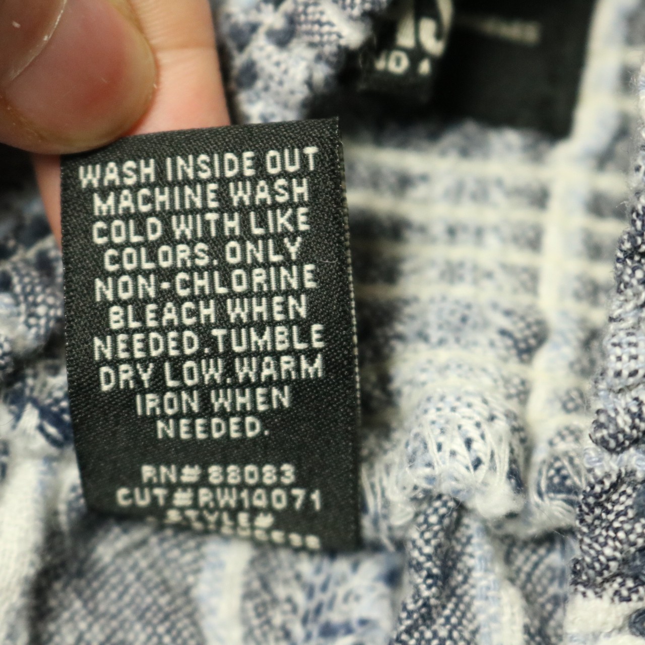 Rewash Striped Festival Boho Linen Blend Smocked Waist Wide Leg Pants Gray M