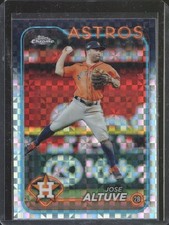 2024 Topps Chrome - Jose Altuve #58 X-Fractor - Houston Astros