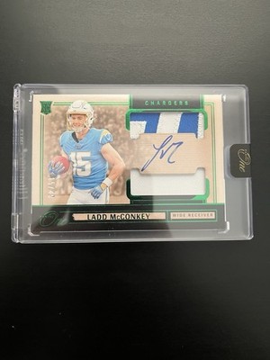 Ladd McConkey Panini One RPA 15/49!!! Number Match!! eBay 1/1!!!