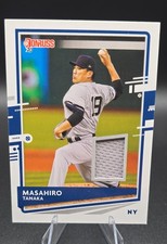 2020 Panini Donruss - Donruss Materials Masahiro Tanaka #DM-MT (MEM)
