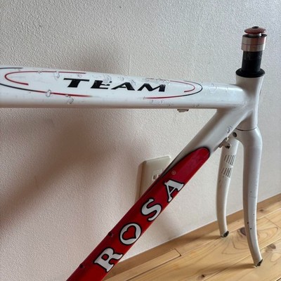 DE ROSA TEAM Frame Set Lightweight Aluminum Road Bike White Red