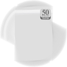 , 50 Pack Self Sealing Clear Bags for 12X16 Mats, Pictures