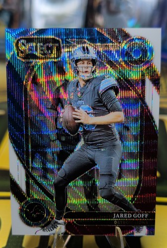 2024 Panini Select - Club Level Jared Goff #228 Tri-Color Prizm /149