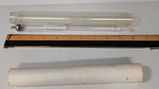 HYDROMETER w/instruction sheet that looks in rough shape, Hydrometer looks good
