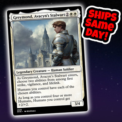 Greymond Avacyn's Stalwart - Custom Art Magic: The Gathering Playtest Card