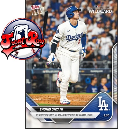 Shohei Ohtani 2025 MLB TOPPS NOW  Card 802 Two Homer Wild Card Game