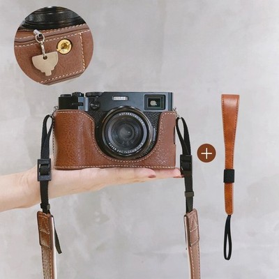 For Fujifilm X100VI Camera Bag Leather Dock Case Base Protection Cover Shell New
