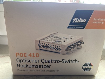 Fuba POE 410 Optischer Quattro Switch  Rückumsetzer