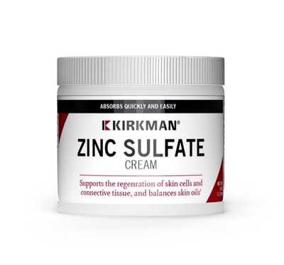 Kirkman Zinc Sulfate Cream 113 gm/4 oz Minerals 4 Ounce (Pack of 1)