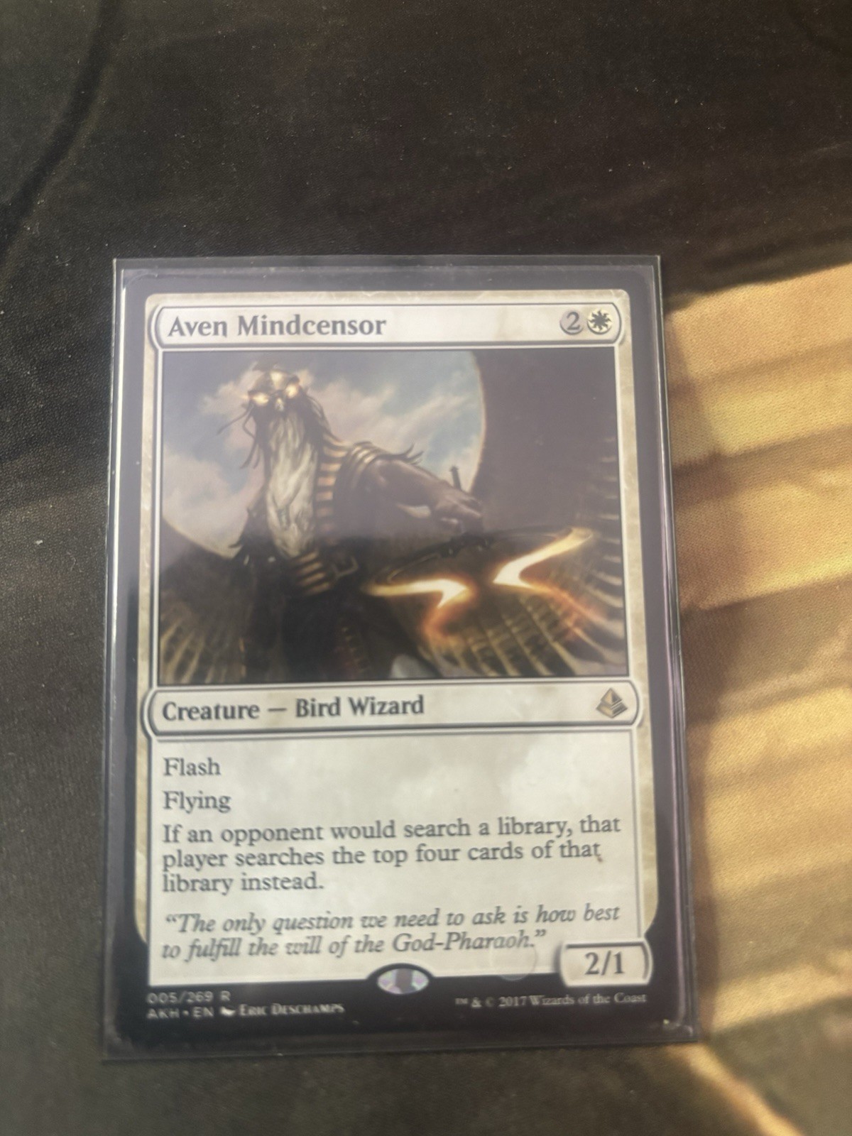 MTG Aven Mindcensor Amonkhet 005/269 Regular Rare (2)