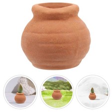 8 PCS Tiny Pots Planters for Indoor Plants Dollhouse Small Terracotta