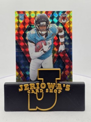 2025 Mosaic Travis Hunter RC Choice Red Yellow 75/89 #301 Jaguars Rookie