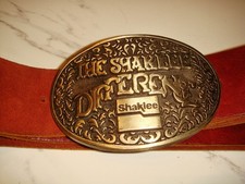 The Shaklee Difference Vintage Award Division Medals Solid Brass Belt  Buckle