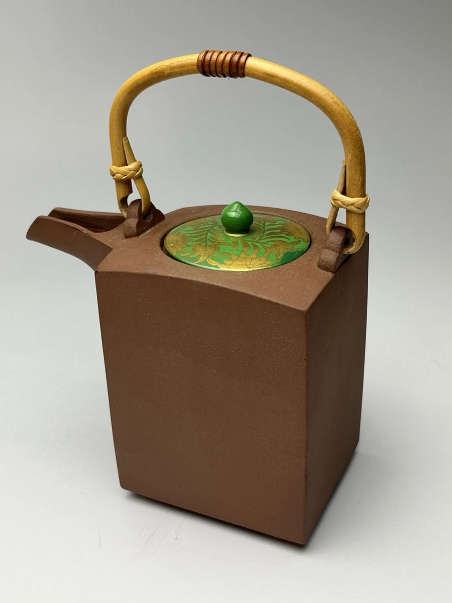 红色古董日本茶壶| eBay