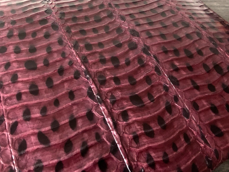 PAUL SMITH iPAD DOCUMENT FOLIO CASE PURPLE WHIPSNAKE LEATHER MADE IN ITALY - Image 4 of 4