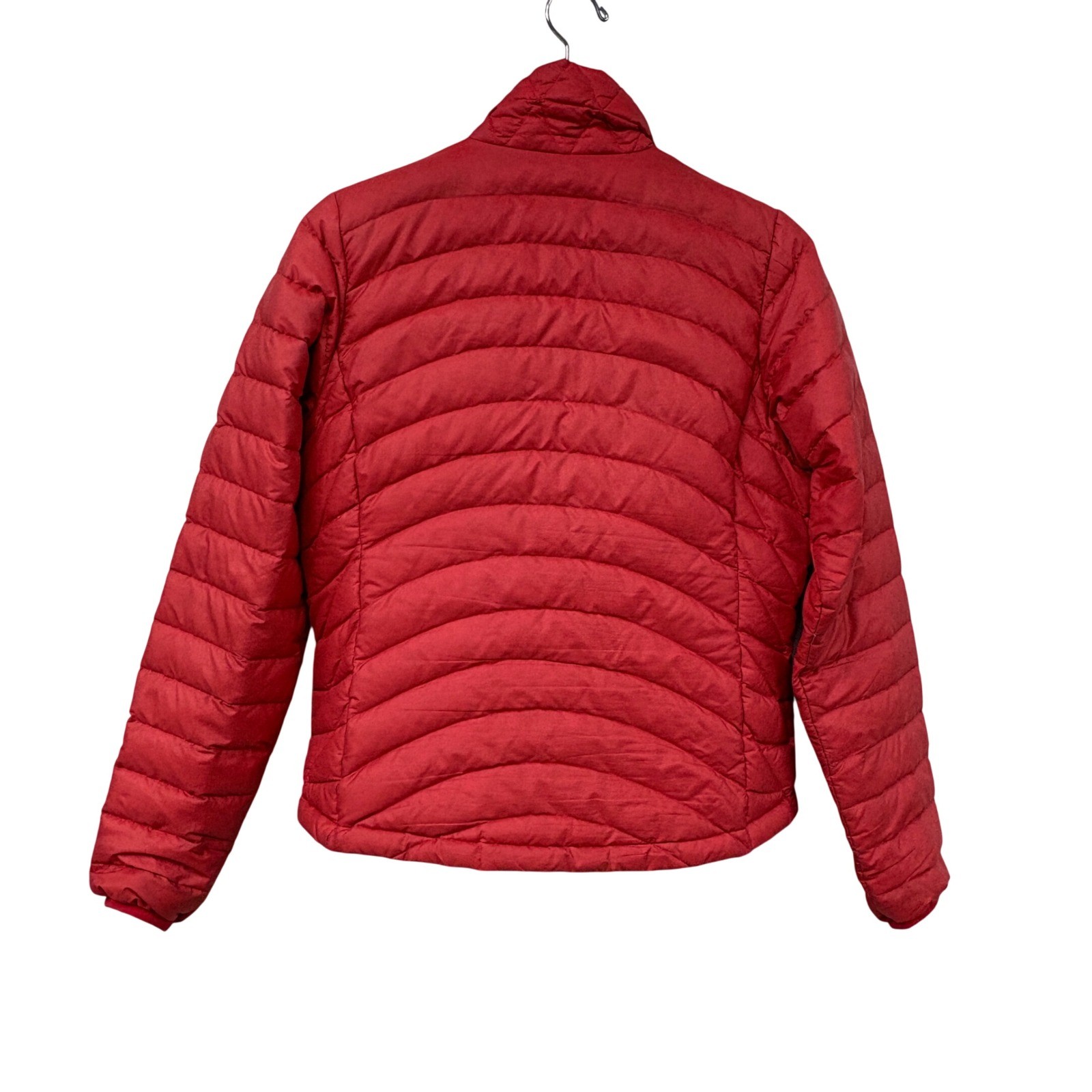 Patagonia Womens Down Sweater Jacket Coral Red green nano Puffer 84682 Small thumbnail 13