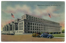 Postcard Department of Interior Washington DC
