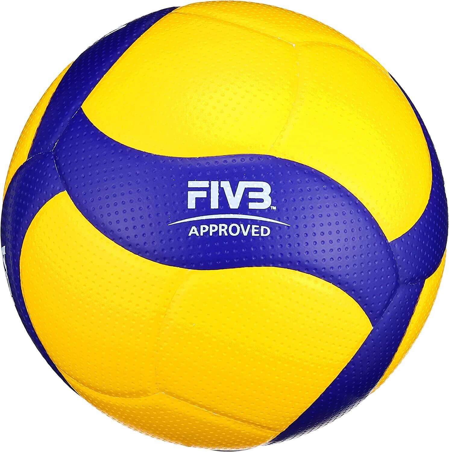 MIKASA JAPAN V300W FIVA Official Volleyball Competition Ball size5  Yellow/Blue
