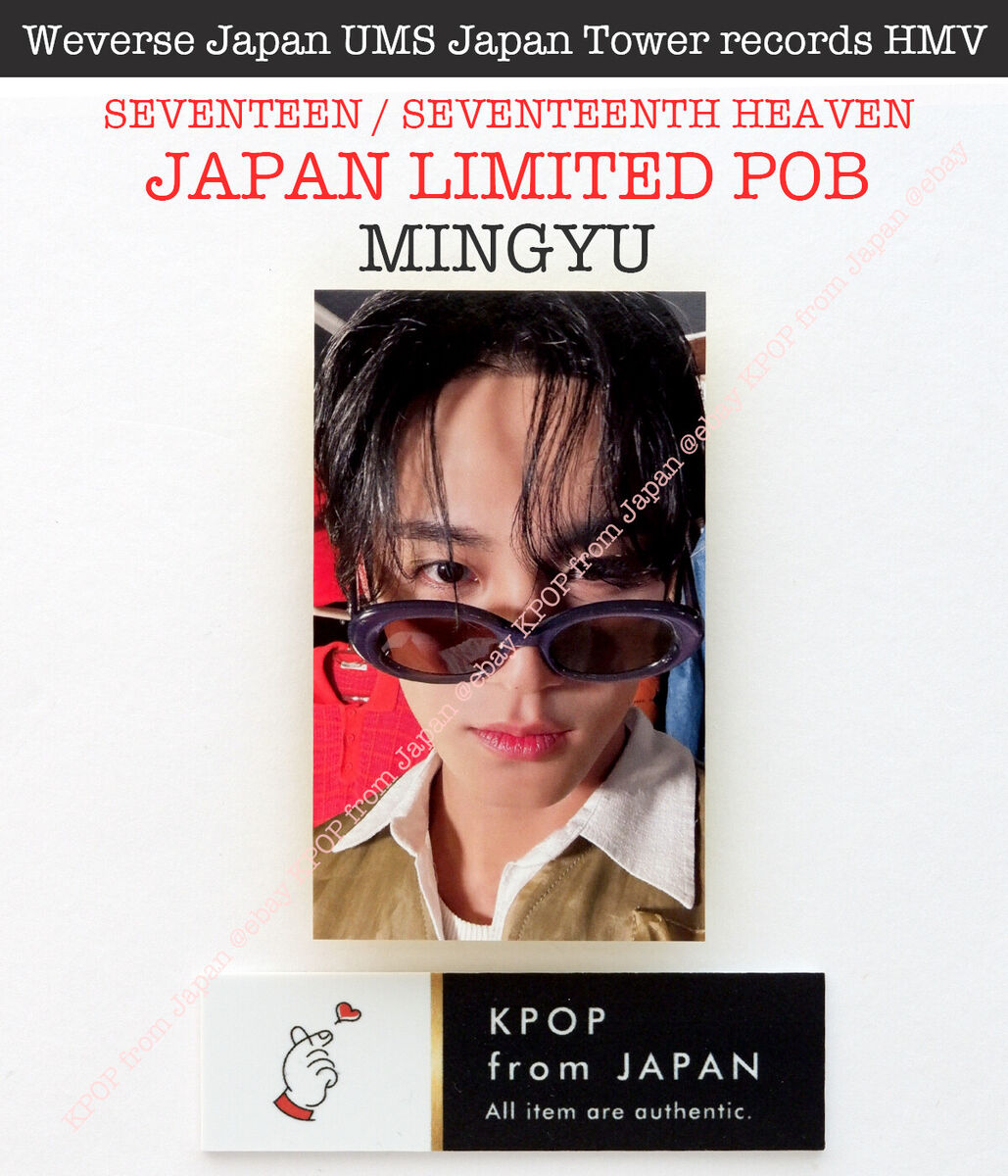 MINGYU SEVENTEEN SEVENTEENTH HEAVEN JAPAN POB Photocard CARAT weverse UMS  HMV