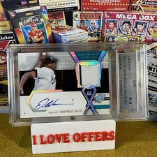 764/999 2004 SPX DONTRELLE WILLIS AUTO ROOKIE JERSEY DUAL COLOR CGS 9.5 CST READ