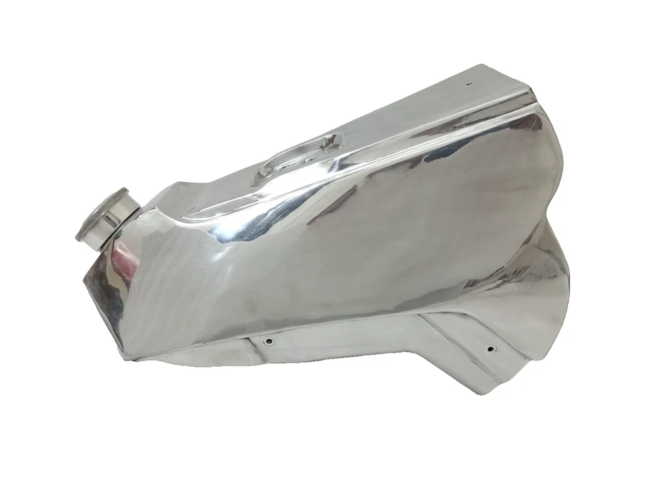 Yamaha YZ250 YZ 250 1990 Aluminium Alloy Polish Gas Fuel Petrol Tank +Cap - Image 2 of 4