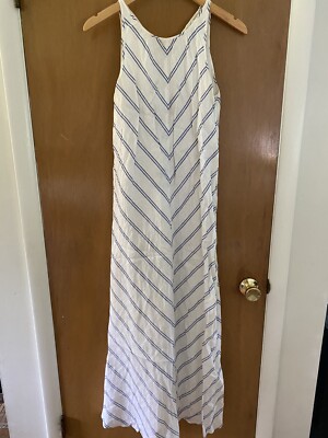 j crew linen maxi dresses Ruffle Maxi Dress In Cotton Voile With Lurex Metallic Threads For Women