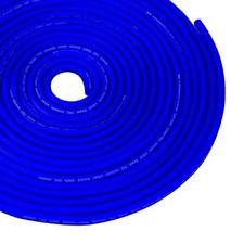 25ft 8 GA Gauge Car Battery Power Cable Ground Wire Tinned OFC Copper Frost Blue